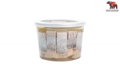 Сельдь олюторская филе-кусочки в масле 210 гр