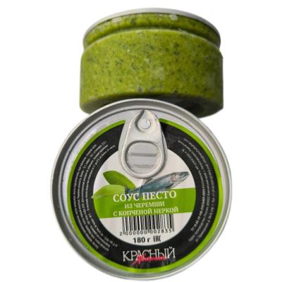 Соус Песто из черемши с копченой неркой, 180гр