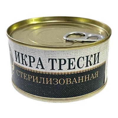 Икра трески стерилизованная 200гр. Рыбспецпром, ГОСТ 33430-2015