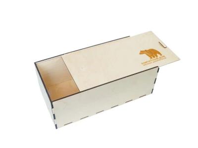 Короб (ящик) подарочный деревянный с крышкой 48Х24Х17 см 