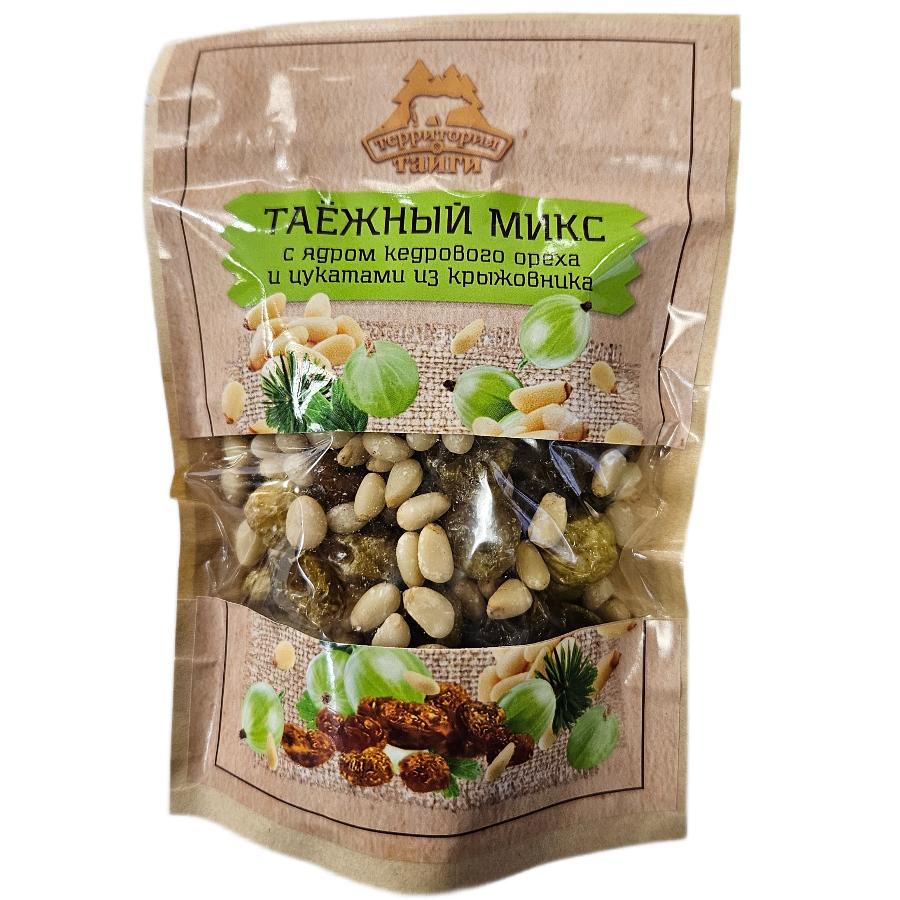 Таёжный микс, кедровый орех и крыжовник