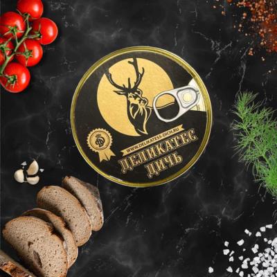 Тушеное мясо оленя, 325 г.